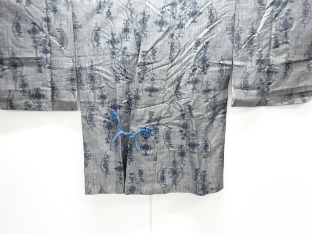 JAPANESE KIMONO / DOCHUGI / SILK / HAND WOVEN TSUMUGI / SARASA